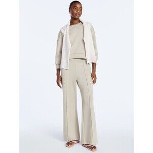 Scoop Cream Wide-Leg Scuba Pants with Front Seam - NWT XXL (20)